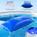 Arock 4' X 8' Pool Air Pillow for Above Ground Swimming Pool, Cold-Resistant Ice Equalizer, Winterizing Winter Closing Pillows, Ultra Thick & Super Durable Pool Cover Pillow - Rope Included