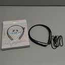 Neckband Bluetooth Headphones, Bluetooth 5.4 Wireless Headphone with Retractable Earbud, CVC8.0 Noise Cancelling, 16Hrs Playtime, Around The Neck Headphones Stereo Headset for Music, Conference, Videos