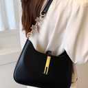 3 x Purse Extender Chain Gold Bag Extender Chain Purse Strap Extender Chain Christmas Charms for Crossbody Bag Handbags(Black Snow)