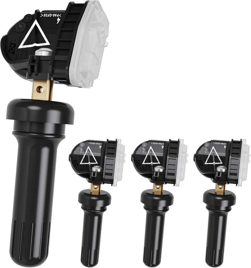 RENECTIV TPMS Sensor, 4pcs 433MHz Tire Pressure Monitor Sensors Compatible with Chevy Cadillac Buick GMC Replace OE# 13598773, 13516165