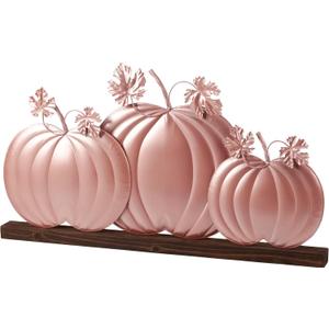 Primitives by Kathy Blush Pumpkins Slat Sitter