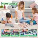 2 in 1 Magnetic Color and Number Maze,Alphabet Maze,Montessori Toy for 3-6 Years Old,Wooden Magnet Balls Puzzles,Toddler Busy Board Game,Preschool Learning Activities,Christmas & Birthday Gift for Kid