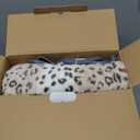 Westinghouse Heated Throw Blanket, Leopard Electric Throw Blanket, Luxury Faux Fur to Flannel Reversible, 6 Heating Levels & 2-10 Hours Time Setting, Machine Washable(Throw, 50"x60")