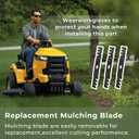 742P05286-X Mower Blade Compatible with Cub Cadet ZT1-54,ZT2-54,XT1-GT54,XT1-ST54 Zero-Turn Mowers & Garden Tractor, 54" Decks Mulching Blade Replacement Part Numbers 742P05086-X,72811 (3 Pack)