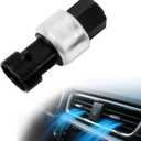 Upgraded Silverado/Sierra A/C Clutch Cycle Switch, Compatible with Chevy Silverado Tahoe Suburban Express, GMC Safari Savana Yukon, Air Conditioner Pressure Sensor Switch Replace# 15035084
