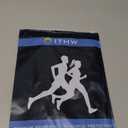 Copper Calf Compression Sleeves for Men and Women, Shin Splint Compression Sleeve for Legs Pain Relief, Footless Compression Socks for Varicose Veins(1 Pair) (Medium, Black)