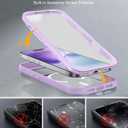 Magnetic for iPhone 17 Pro Max Case with Built-in Sensitive Screen Protector, Full-Body Dual Front& Back Protective Phone Case[Compatible with MagSafe] DropProof 17 ProMax Cover 6.9", Purple