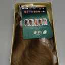 Sensationnel Chicbob Lace Front wig - Lob Unit 2 Face Framing Glue less Wig Wide 5 Inch Deep Part Synthetic Pre plucked Hairline (CARAMELBLONDE)