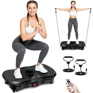Vibration Plate Exercise Machine,Vibration Plate for Lymphatic Drainage Vibrating Plate Full Body Shake Plate,Power Vibration Plate Machine 400 Lbs,Vibration Plates for Weight Loss