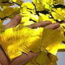 Golden Metallic Confetti Paper - Flame Retardant Foil Confetti Great for Birthday Parties,Concerts,Celebrations,Weddings,Confetti Party,Graduation Ceremonies (1.1 Pounds)