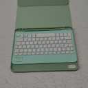 Harvopu Compatible for iPad Air 11-inch/ 10.9" Air 5th 4th Generation Case with Keyboard - Backlit Detachable, Folio Cover with Pencil Holder for iPad Air 11 Inch M3/M2, Air 5/ Air 4 (Green)