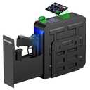 Fingerprint Biometric Gun Safe, Slider Bedside Pistol Safe for Handgun with 3 Ways Quick Access Mounted Gun lock Box for Nightstand, Bed, Desk, Wall, Dresser