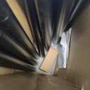 KAMANINA 2 Pack Curtain Rods for Windows 48 to 84 Inch, Black Heavy Duty Curtain Rod Adjustable, 7/8 Inch Single Decorative Drapery Rods 32 to 86 Inch(2.6-7.1Ft), Netted Texture Finials