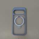 TORRAS 360 Spin Magnetic Stand for Google Pixel 10 Case / 10 Pro Case, Fit for Magsafe, Shockproof Translucent Lightweight Slim Pixel 10 Pro Phone Case with Stand & Ring Holder, Light Blue