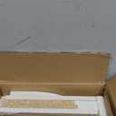 Furinno Rossi 5-Tier Floating Corner Shelf for Wall, Corner Zigzag Shelf Wall Mounted, Radial Wall Mount Shelves, for Home Office, Living Room, Bedroom, Bathroom, White