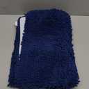 Muddy Mat AS-SEEN-ON-TV Highly Absorbent Microfiber Dog Door Mat and Pet Rug, Non Slip Thick Washable Area and Bath Mat Soft Chenille for Kitchen Bathroom Bedroom and Indoor- Navy Blue Medium 30"X19"