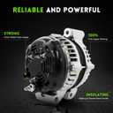 11570N New Alternator Compatible with 2011-2020 Dodge Grand Caravan Journey V6 3.6L, 2011-2014 Avenger, 11-16 Town & Country, 11-14 Chrysler 200, 12-15 Ram C V, 11-14 VW Routan, 12V 160A