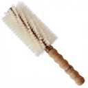 TRENFI Boar Bristle Round Brush for Blow Drying and Blowout — 2.75 Inch Dual-Fiber Boar and Nylon Barrel with Cork Handle for Volume, Fine to Medium Hair