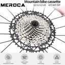 MEROCA 10/11/12/13 Speed Cassette Ultra-Light 11-52T Bike Cassette Fit Mountain Bike/Road Bike/XC/DH/AM, Compatible with Sh*Mano HG Hub Driver