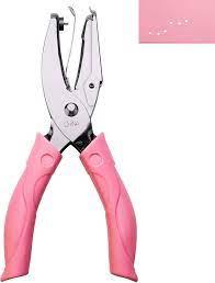 Zonon 2 Pcs Hole Punch Shapes Single Hole Paper Punchers for Crafts Handheld Metal Punch with Soft Grip 1/4" 3/16" Heart Butterfly Flower Holes for DIY Tags Ticket Scrapbook