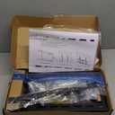 Mounting Dream TV Wall Mount for Most 37-75 Inch TVs, Universal Tilt TV Mount Fit 16", 18", 24" Stud with Loading Capacity 132lbs, Max Vesa 600 x 400mm, Low Profile Flat Wall Mount TV Bracket (Black)