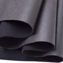 Wento Thick 3 Yard Faux Leather Fabric Soft Skin Grain PU Leather for Furniture Cover Reupholster Sofa Chairs Cushions Vinyl Upholstery (3 Yards, Dark Gray)