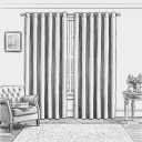 Blue curtains size 62x50