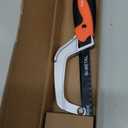 ValueMax Hacksaw, Mini Hack Saw with Extra 1 Piece Bi-Metal 10 Inch Blade, Aluminum Small Metal Saw for Wood, PVC, Iron, Copper, Compact Metal Cutter Tool for Tight Spaces & Small Objects