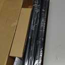 IFELS 2 Pack Heavy Duty Curtain Rods for Windows 48 to 84 Inch, 1 Inch Black Adjustable Curtain Rod Set with Easy Installation and Modern Design (A1, Black, 30-90", 2Pack)