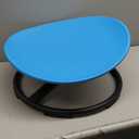 Zhenx Spinning Chair for Autistic Kids (Ages 3-18) - 220LBS Capacity Sensory Swivel Seat - Sensory Toy for Teens with ADHD/Autism - Sit and Spin Calming Gift to Improve Focus & Body Balance (Blue)