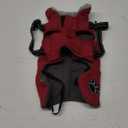 Doglay Dog Jacket Waterproof Dog Coat with Harness Built in, Christmas Puppy Winter Coat Reflective Turtleneck Puffer Snow Jackets for Small Medium Large Dogs (Wine Red)