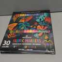 2 x WINSONS 30 Fabric Markers Pens Set, Indelible & Permanent Fabric Paint Pens, Fine Tip Textile Marker Pen for Clothing, Laundry-Safe Art Markers, Non-Toxic, Quick-Dry