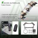 Front Catalytic Converter Compatible with Honda Civic 2006 2007 2008 2009 2010 2011 1.8L L4, Catalytic Convertor EPA Compliant 16641