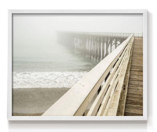 25"/17" San Simeon Warf Sf Framed
