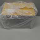 Trash Bag Dispenser Under Sink Organizer, 2-in-1 Acrylic Trash Bags Holder with Bamboo Lid, Holds Large Rolls up to 100 Count, Garbage Bag Storage Container for Kitchen, Pantry, Laundry Room