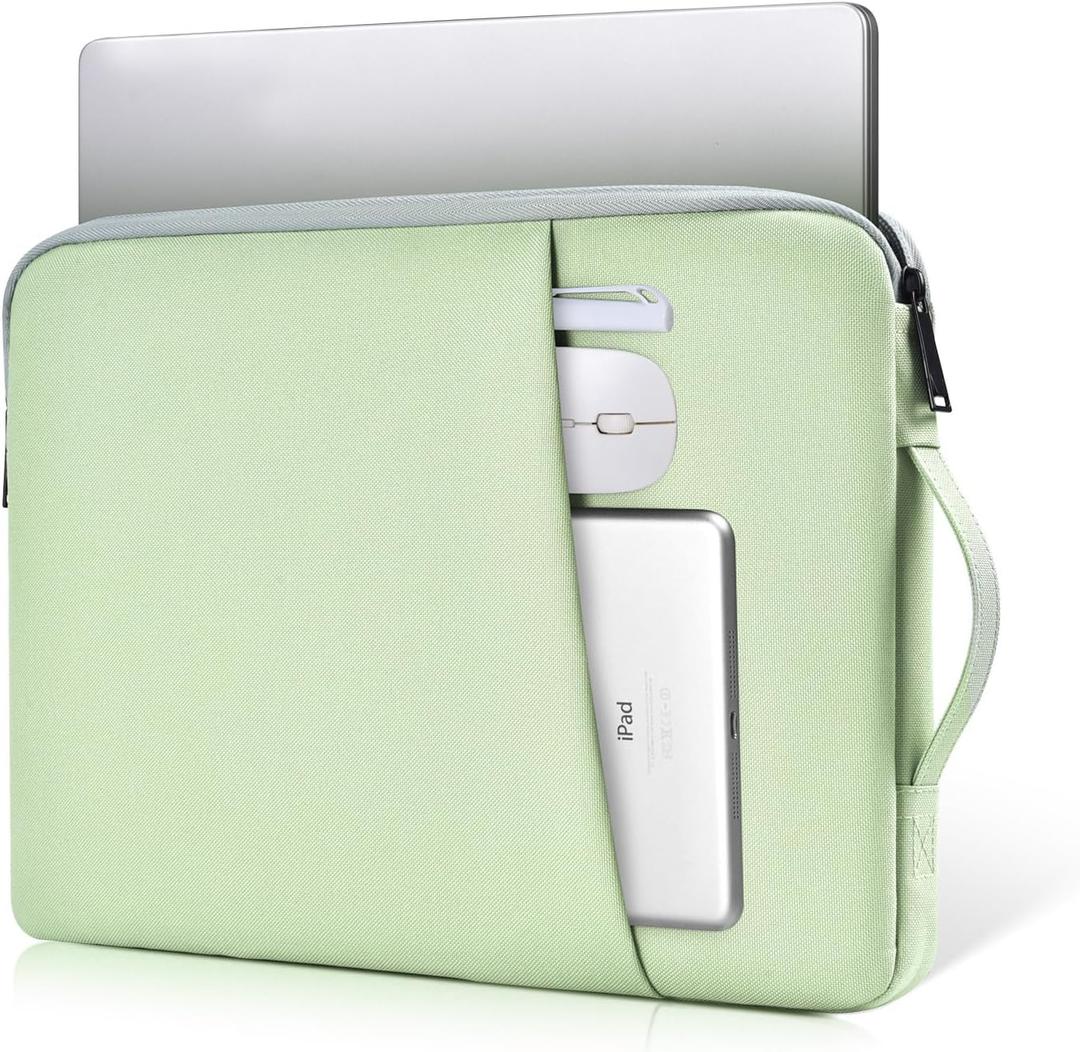 16 inch Laptop Sleeve for Lenovo Yoga 7i 16"/ Lenovo Slim Laptop/ThinkPad E16/ ThinkBook, Dell Inspiron 16 Plus Carrying Case Bag, Green