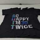 Womens So Happy I'm 30 Twice Funny 60th Birthday Fun Humor Design V-Neck T-Shirt, XXL