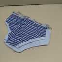 Calvin Klein Boys' Little Modern Cotton Assorted Briefs Underwear 3 Pack (Large, Blue and Grey Stripe, Blue Bell, Heather Grey)