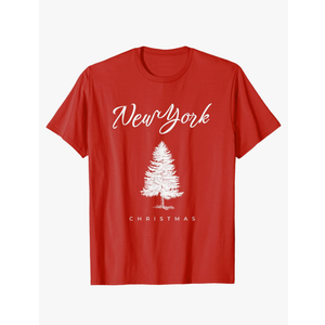 New York Christmas T-Shirt Women XS Size