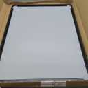 LOAAO Black Metal Framed Bathroom Mirror for Wall, 22X30 Inch Rounded Rectangle Mirror, Matte Black Bathroom Vanity Mirror Farmhouse, Anti-Rust, Hangs Horizontally or Vertically