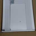 LELELINKY 2-Tier Record Player Stand with Vinyl Record Storage up to 100 Albums, Bedroom Record Holder and Multi-Functional End Table for Living Room, White