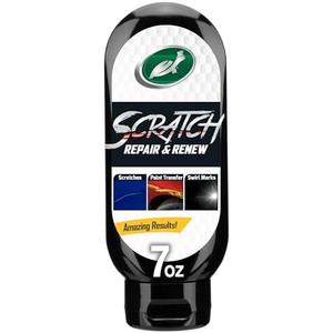 Turtle Wax 50935 Scratch Removes Fine Surface Scratches, Swirls, Paint Transfer, for Vehicles Including Cars, Trucks and Motorcycles, Safe for All Paint Colors, 7 oz. (Pack of 1)