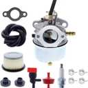 Cnfaner 632272 Carburetor for Tecumseh 5 HP 6 HP 632230 631828 631067 631067A H30 H50 H60 HH60 HH70 4 Cycle Engines