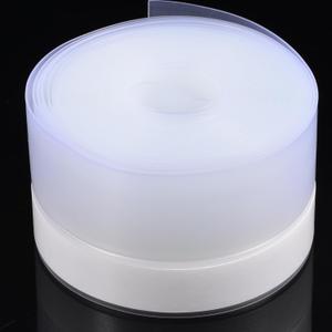 Silicone Seal Weather Stripping Tape 16.5 Feet Strip Bottom Draft Insulation Stopper Tape Weatherproof Soundproof for Door or Window Bathroom Shower Glass Gaps45mm*5m