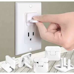 Outlet Covers Babepai 38-Pack Black Child Proof Electrical Protector Safety Improved Baby Safety Plug Covers