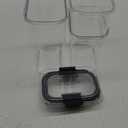 Rubbermaid Brilliance Plastic Food Storage Pantry Baking Set, 3 Containers with Lids (6 Pieces Total), BPA-Free, Clear