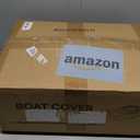 Explore Land 900D Trailerable Waterproof Boat Cover Fits 14'-16'Long Beam Width up to 76" V-Hull Tri-Hull Runabout Fishing Ski Pro-Style Bass Boats, Tan