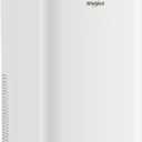 Whirlpool 14,000 BTU Portable Air Conditioner with Heater and Dehumidifier for Living Room, Apartment, or Bedroom, 115V, Portable AC for Rooms up to 700 Square Feet with Remote, 3 Speeds, Timer, White