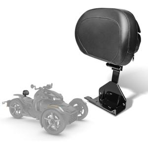 Motofunder Driver Backrest Adjustable Lumbar Support Rider Backrest Mount Kit Detachable Plug-in Back Rest Pad Compatible with Can Am Ryker 600 900/ Sport 2019-2025 Accessories