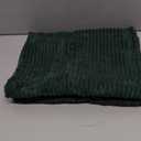 MIULEE Decorative Lumbar Throw Pillow Covers for Couch Bed Livingroom 12x20 Inch Set of 2 Dark Green Boho Accent Throw Pillows Broadside Striped Patchwork Soft Corduroy Pillowcases